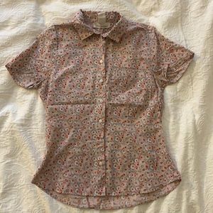 H&M Liberty of London print short sleeve button-up